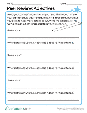 Peer Review: Adjectives