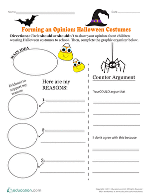 Forming an Opinion: Halloween Costumes