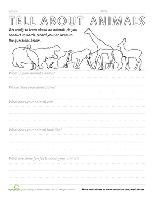 Tell About Animals