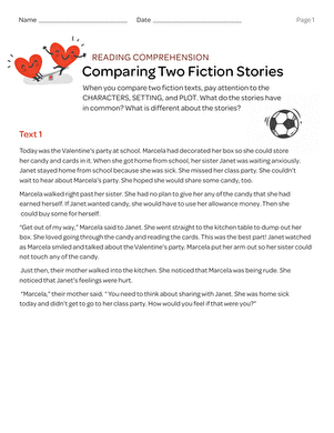 Comparing Two Fiction Texts