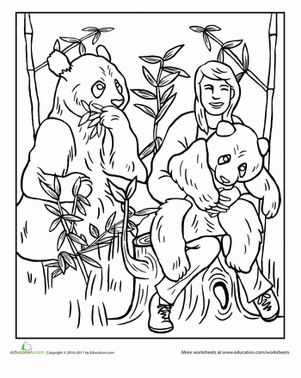 Zoo Coloring Page