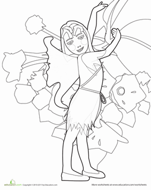Color the Peony Fairy