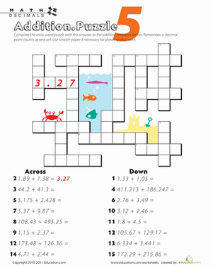 Cross-Number Puzzle #5