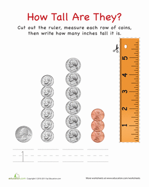 How Tall Are They: Coins!