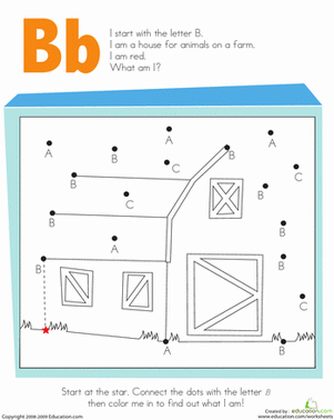 Letter Dot to Dot: B