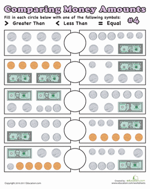 Comparing Money Amounts #4