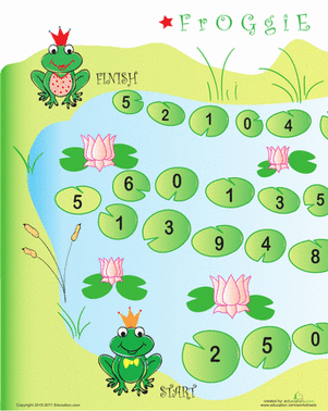 The Froggie Math Game