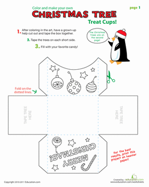 Christmas Crafts: Treat Cups