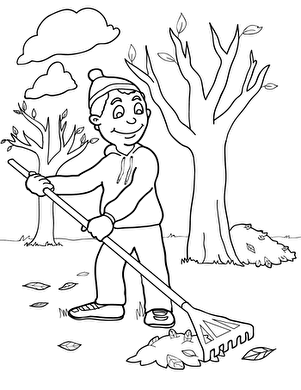 Color the Fallen Leaves