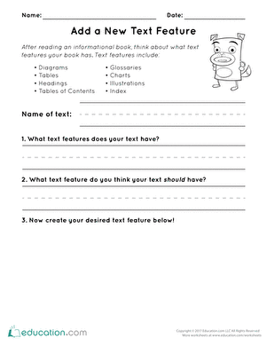 Add a New Text Feature