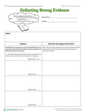 Collecting Strong Evidence