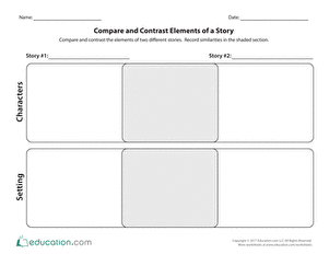 Compare and Contrast Elements of a Story