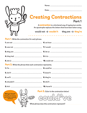 Creating Contractions: Part 1