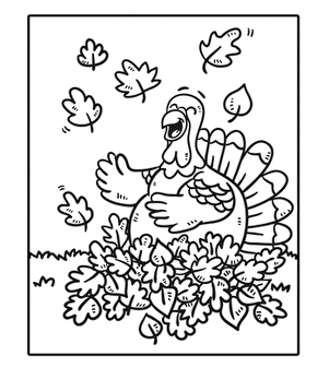 Color the Laughing Turkey