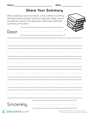 Share Your Summary