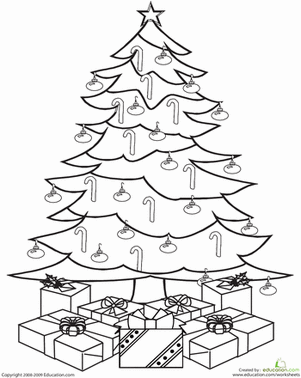 Color a Christmas Tree