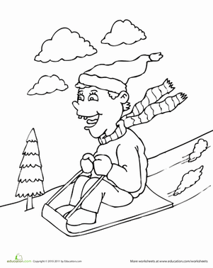 Color the Sledder