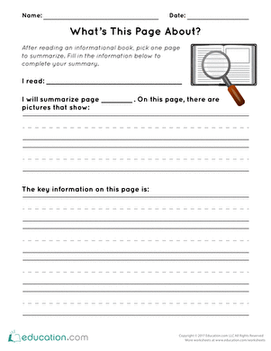 What's This Page About?