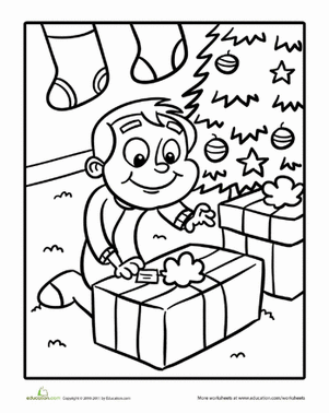Color the Christmas Morning