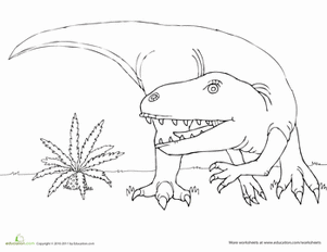 Color the Tyrannosaurus Rex