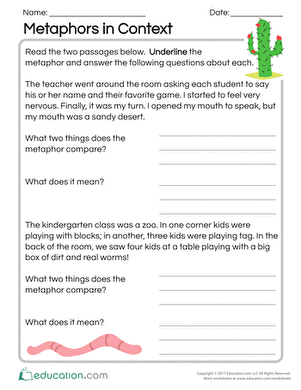 Metaphors in Context