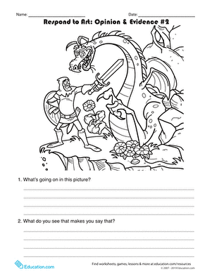 Respond to Art: Opinion & Evidence #2