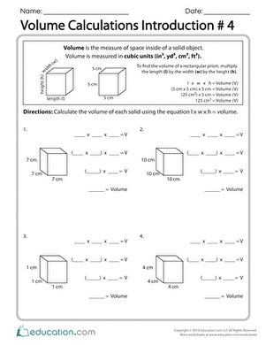 体积计算简介