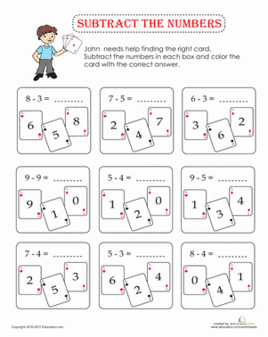 Subtract the Numbers with John