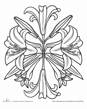 Lilies Mandala