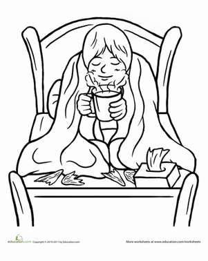 Color the Kid with a Cold