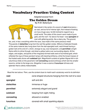 Vocabulary Practice: Using Context