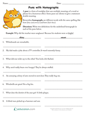 Puns with Homographs