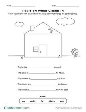 Position Word Check-In
