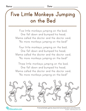 Five Little Monkeys Jumping on the Bed