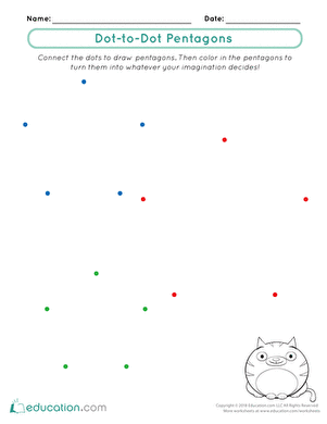 Dot-to-Dot Pentagons