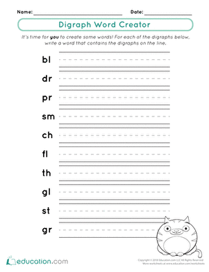 Digraph Word Creator