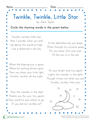 Twinkle, Twinkle, Little Star
