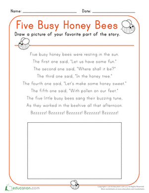 Five Busy Honey Bees