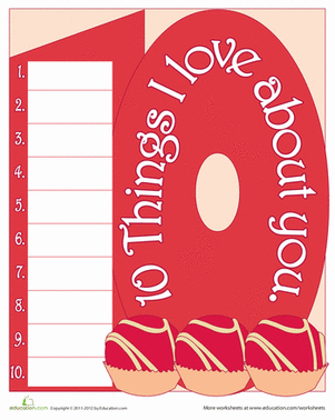 List Poem: A 10 Things Valentine