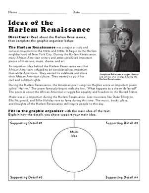 Ideas of The Harlem Renaissance