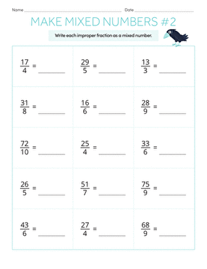 Make Mixed Fractions 2!