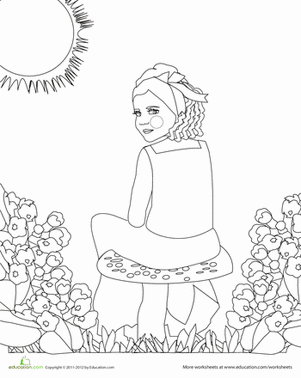 Color the Missing Fairy Wings