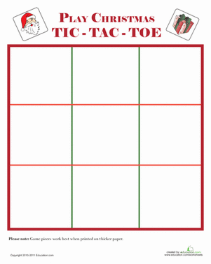 Santa Games: Tic-Tac-Toe