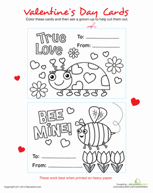 Printable Valentine's Day Cards