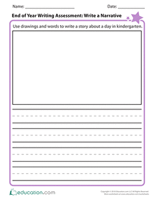 End of Year Writing Assessment: Write a Narrative
