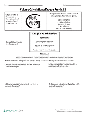 Volume Calculations: Dragon Punch #1