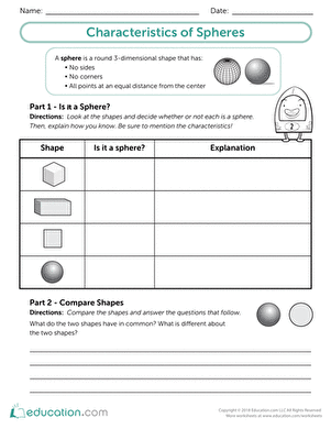 Characteristics of Spheres