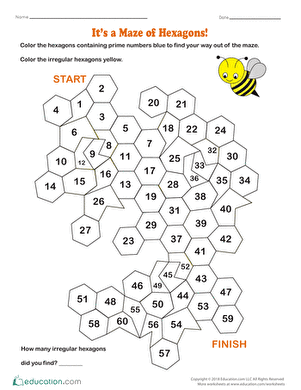 It's a Maze of Hexagons!