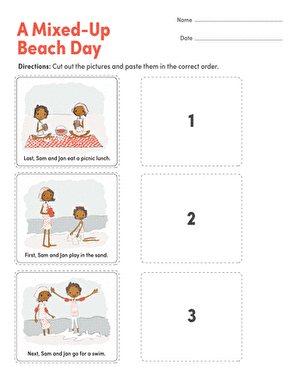 A Mixed Up Beach Day