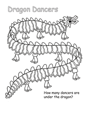 Color the Dragon Dancers